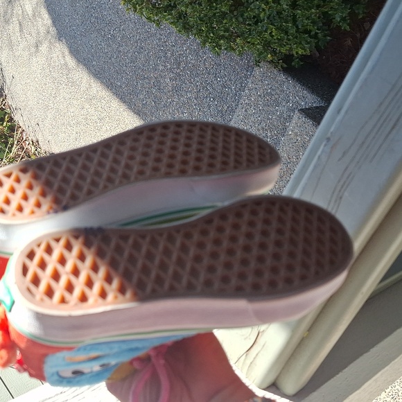 RARE Collab Sesame Street x Vans US Kids Size 2 Sk8-hi Zipper Heel Sneakers - Picture 7 of 10